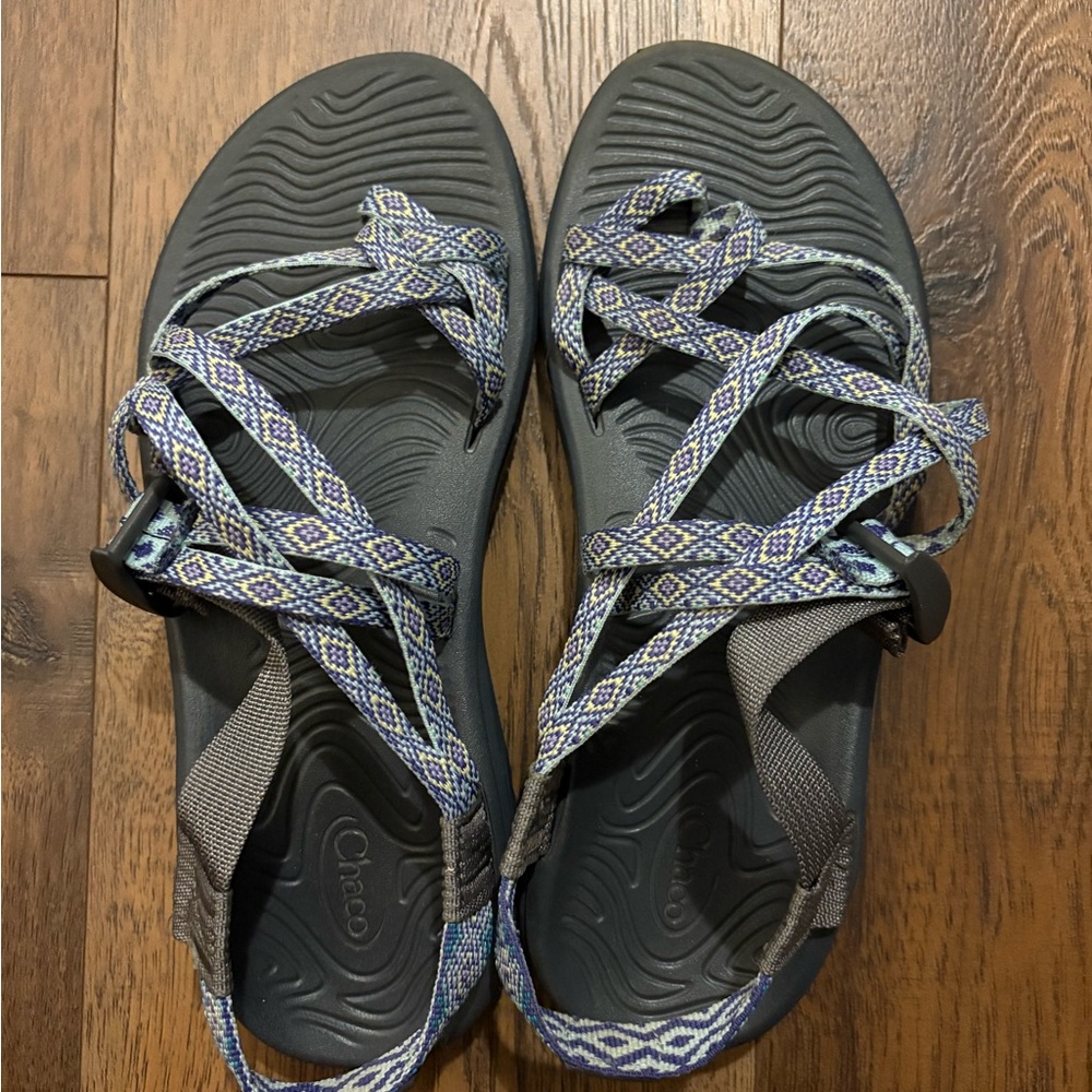 Chaco Blue and Gray Sandals for Ultimate Comfort
